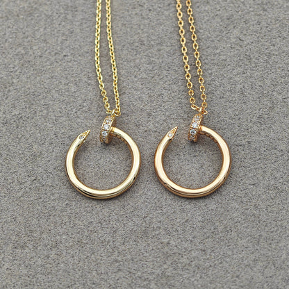 [Ornora Jewelry]JUSTE NECKLACE HALF DIAMOND