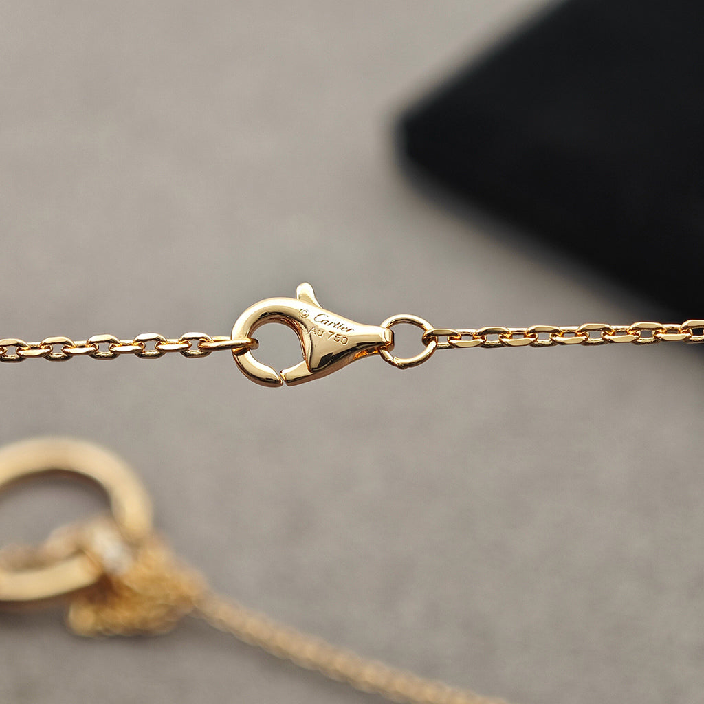 [Ornora Jewelry]JUSTE NECKLACE HALF DIAMOND