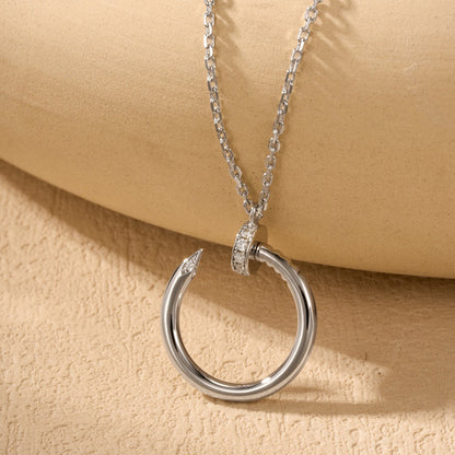 [Ornora Jewelry]JUSTE NECKLACE HALF DIAMOND