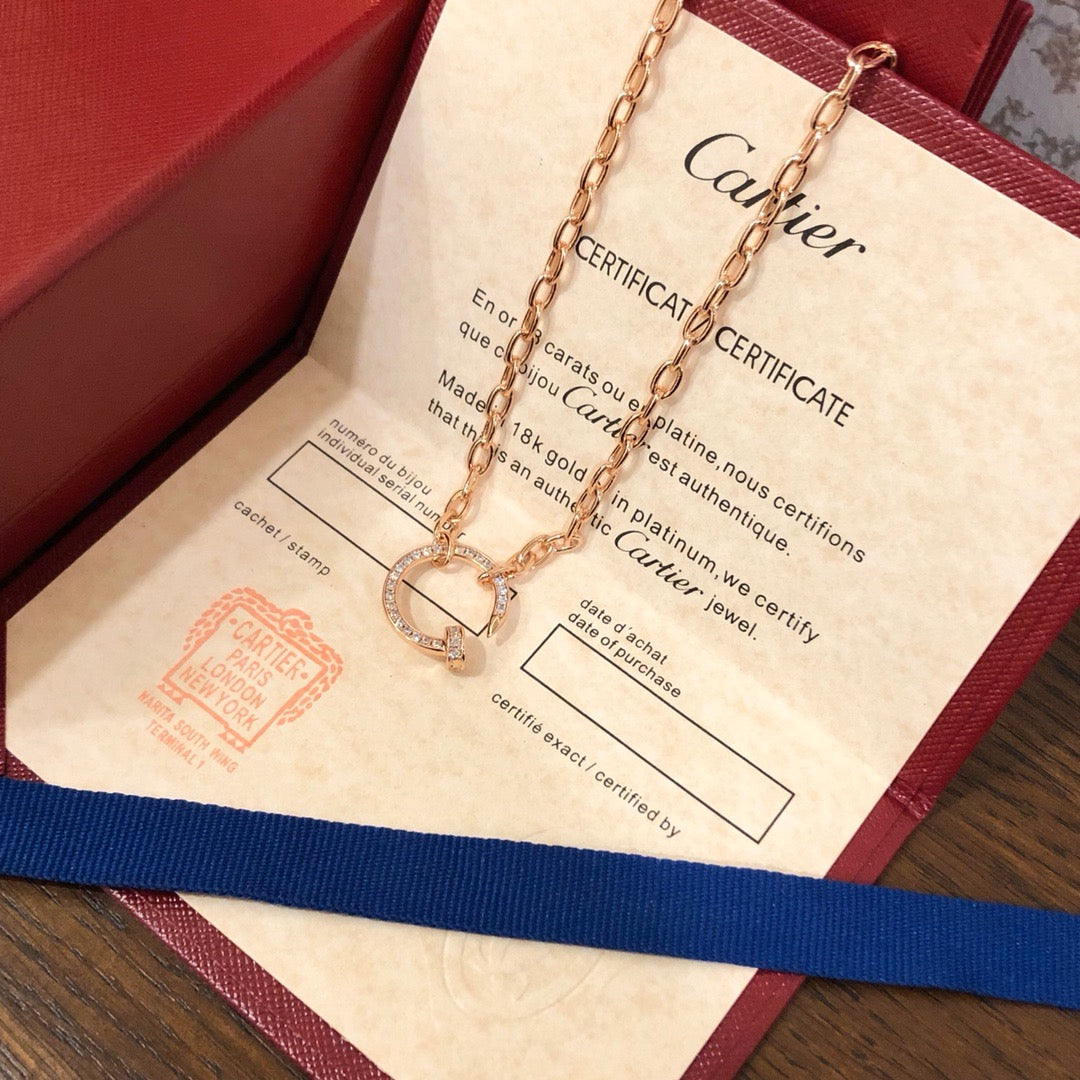 [Ornora Jewelry]JUSTE NECKLACE FULL DIAMONDS
