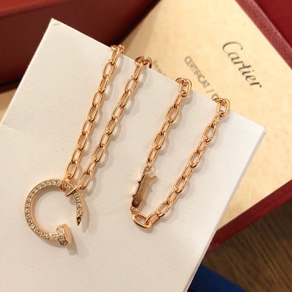 [Ornora Jewelry]JUSTE NECKLACE FULL DIAMONDS