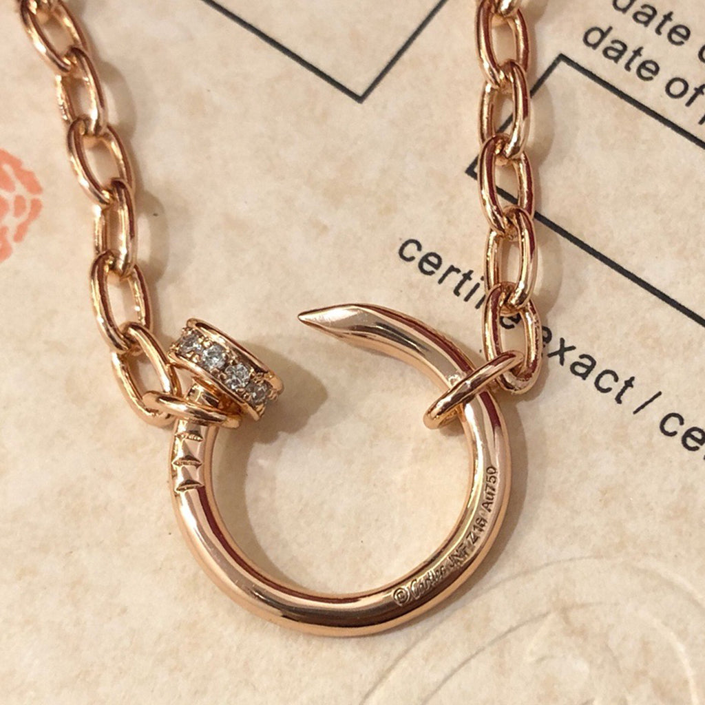 [Ornora Jewelry]JUSTE NECKLACE FULL DIAMONDS