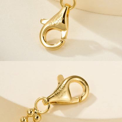 [Ornora Jewelry]TRINITY LARGE FULL DIAMOND  NECKLACE