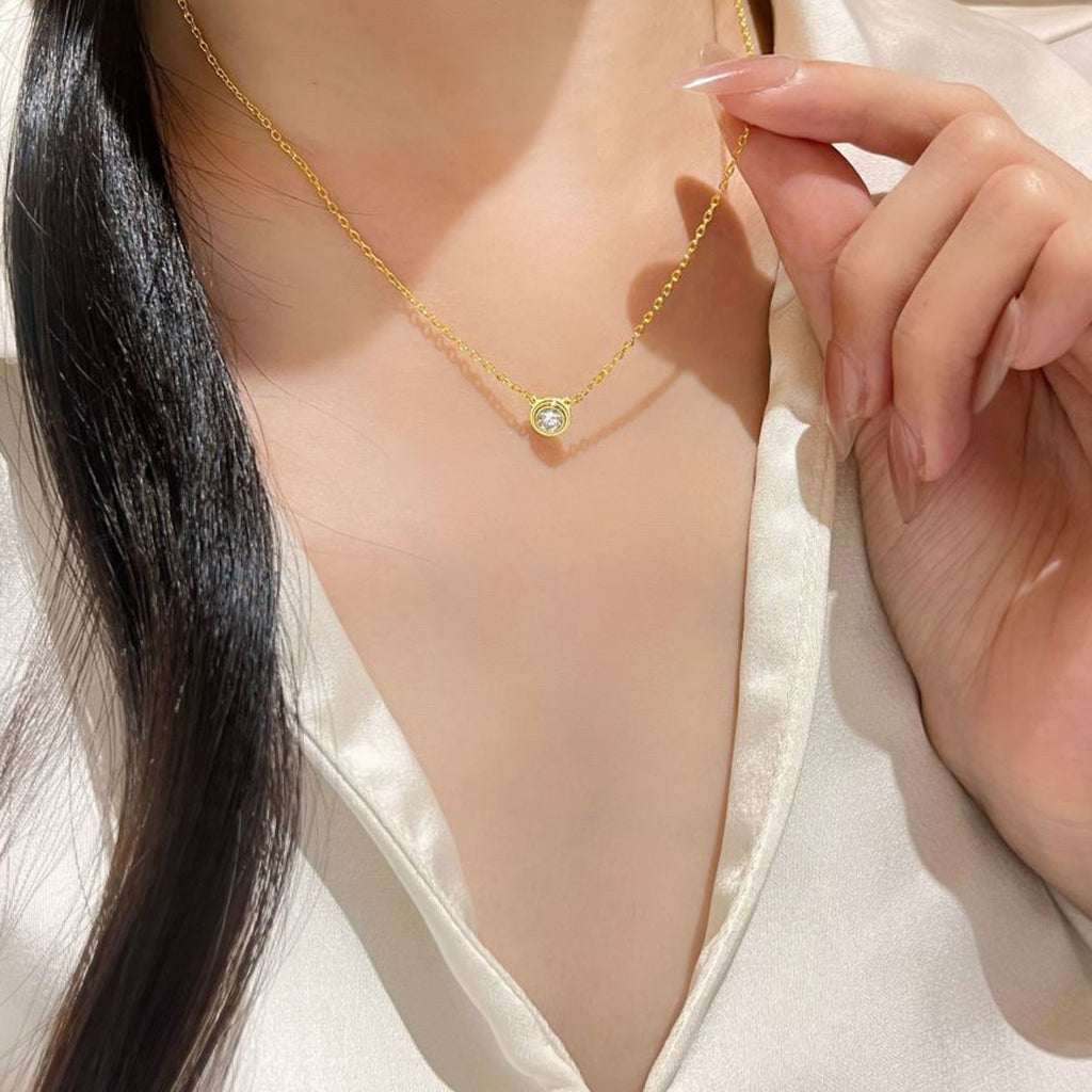 [Ornora Jewelry]DAMOUR DIAMOND NECKLACE