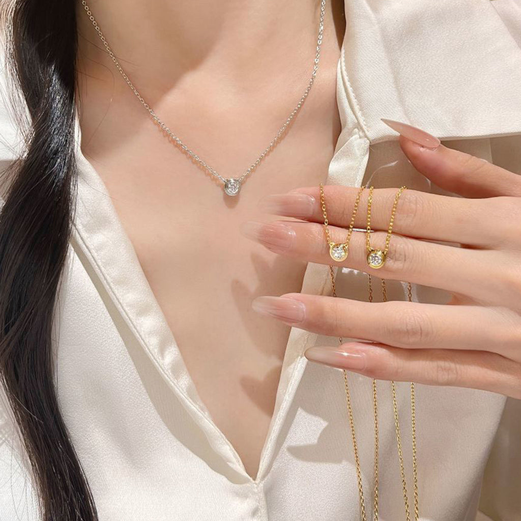 [Ornora Jewelry]DAMOUR DIAMOND NECKLACE