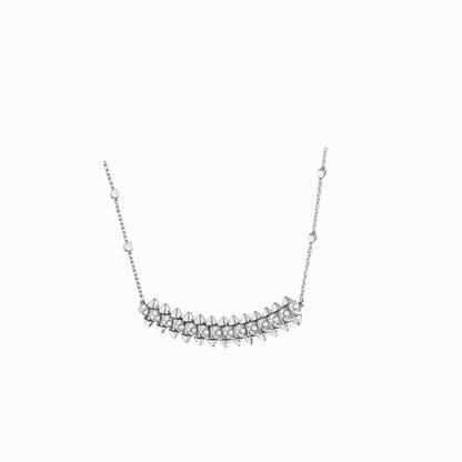 [Ornora Jewelry]CLASH  SMALL FULL DIAMOND NECKLACE