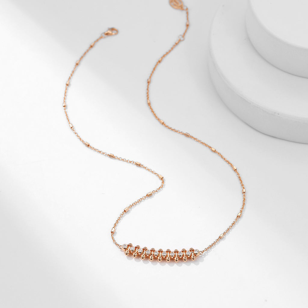 [Ornora Jewelry]CLASH  MEDIUM DIAMOND NECKLACE