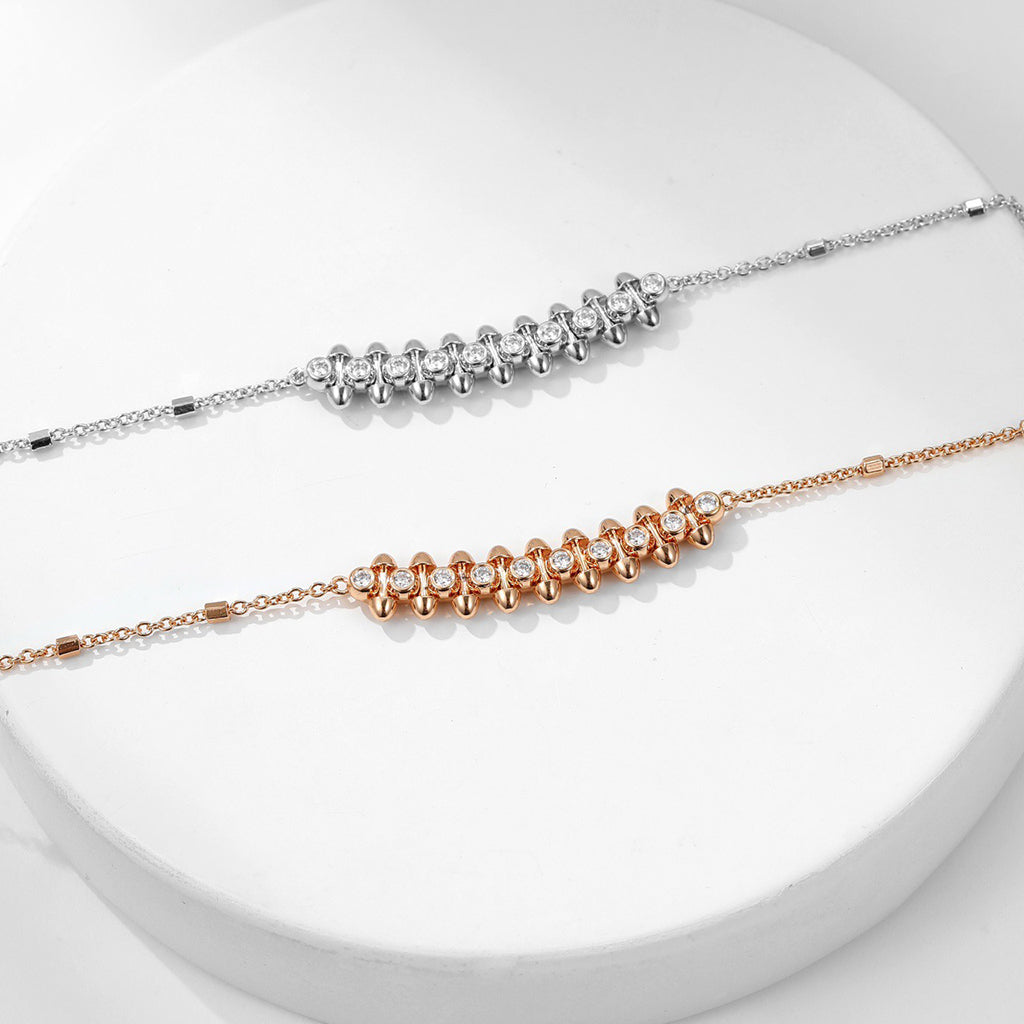 [Ornora Jewelry]CLASH  MEDIUM DIAMOND NECKLACE