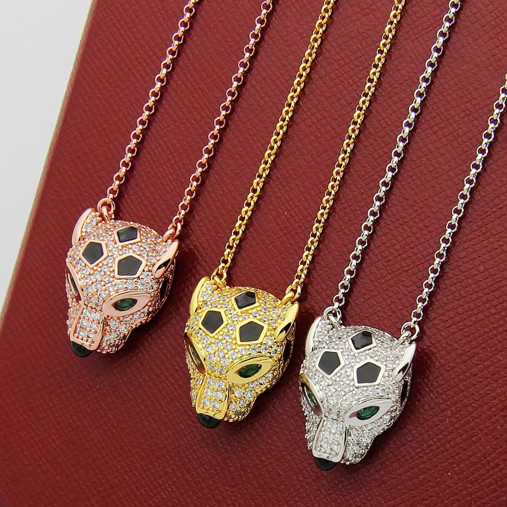 [Ornora Jewelry]PANTHERE FULL DIAMOND NECKLACE