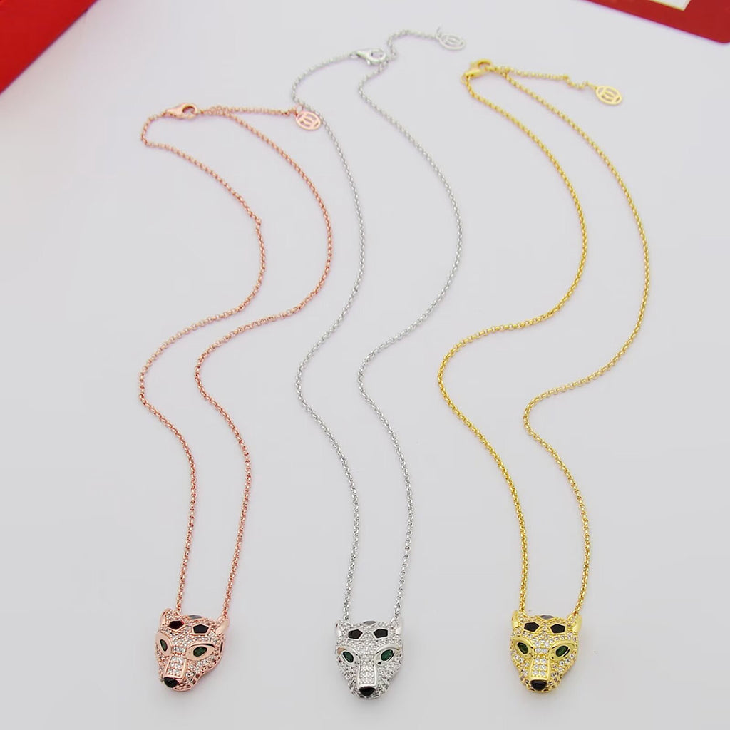 [Ornora Jewelry]PANTHERE FULL DIAMOND NECKLACE