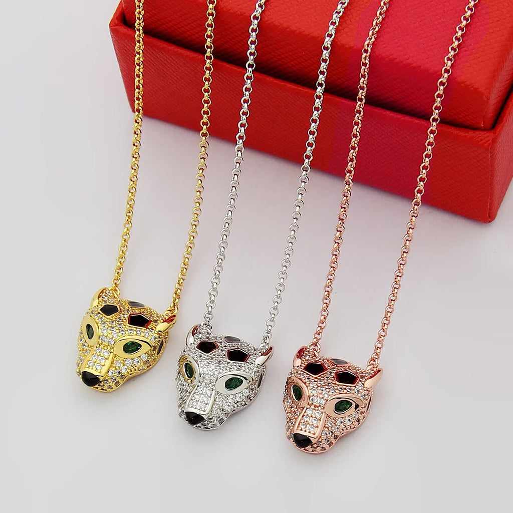 [Ornora Jewelry]PANTHERE FULL DIAMOND NECKLACE
