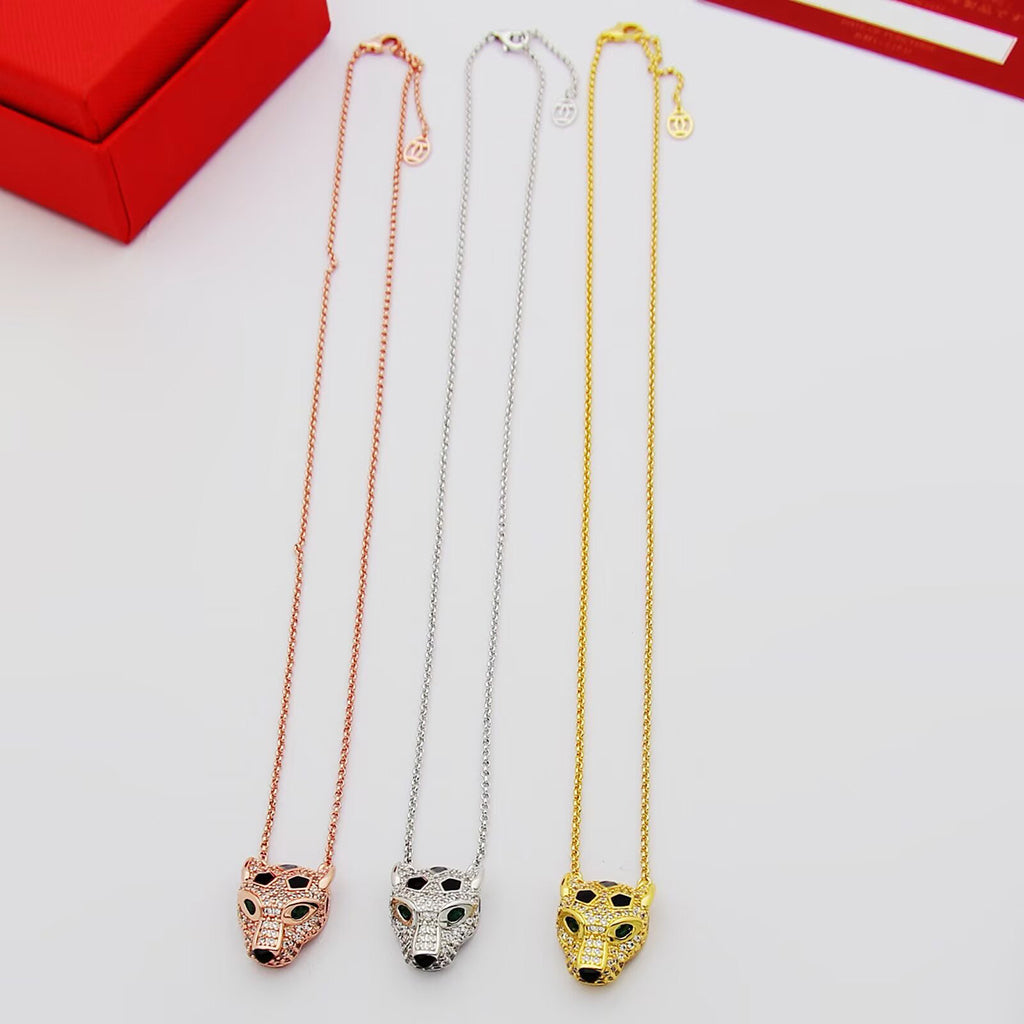 [Ornora Jewelry]PANTHERE FULL DIAMOND NECKLACE