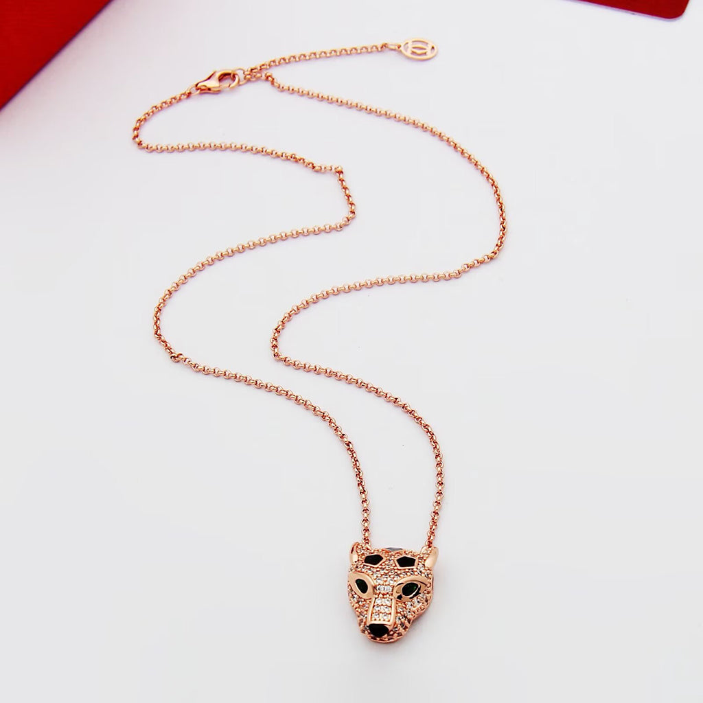[Ornora Jewelry]PANTHERE FULL DIAMOND NECKLACE