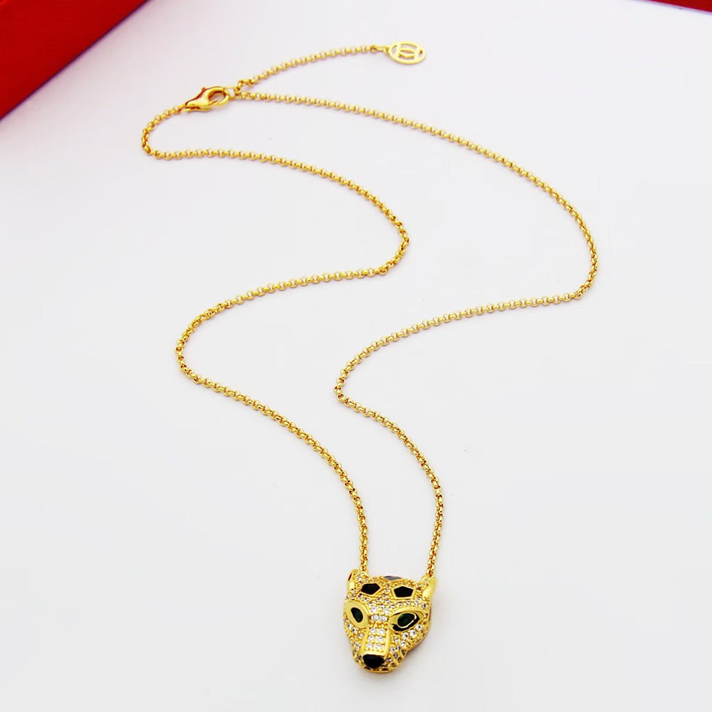 [Ornora Jewelry]PANTHERE FULL DIAMOND NECKLACE