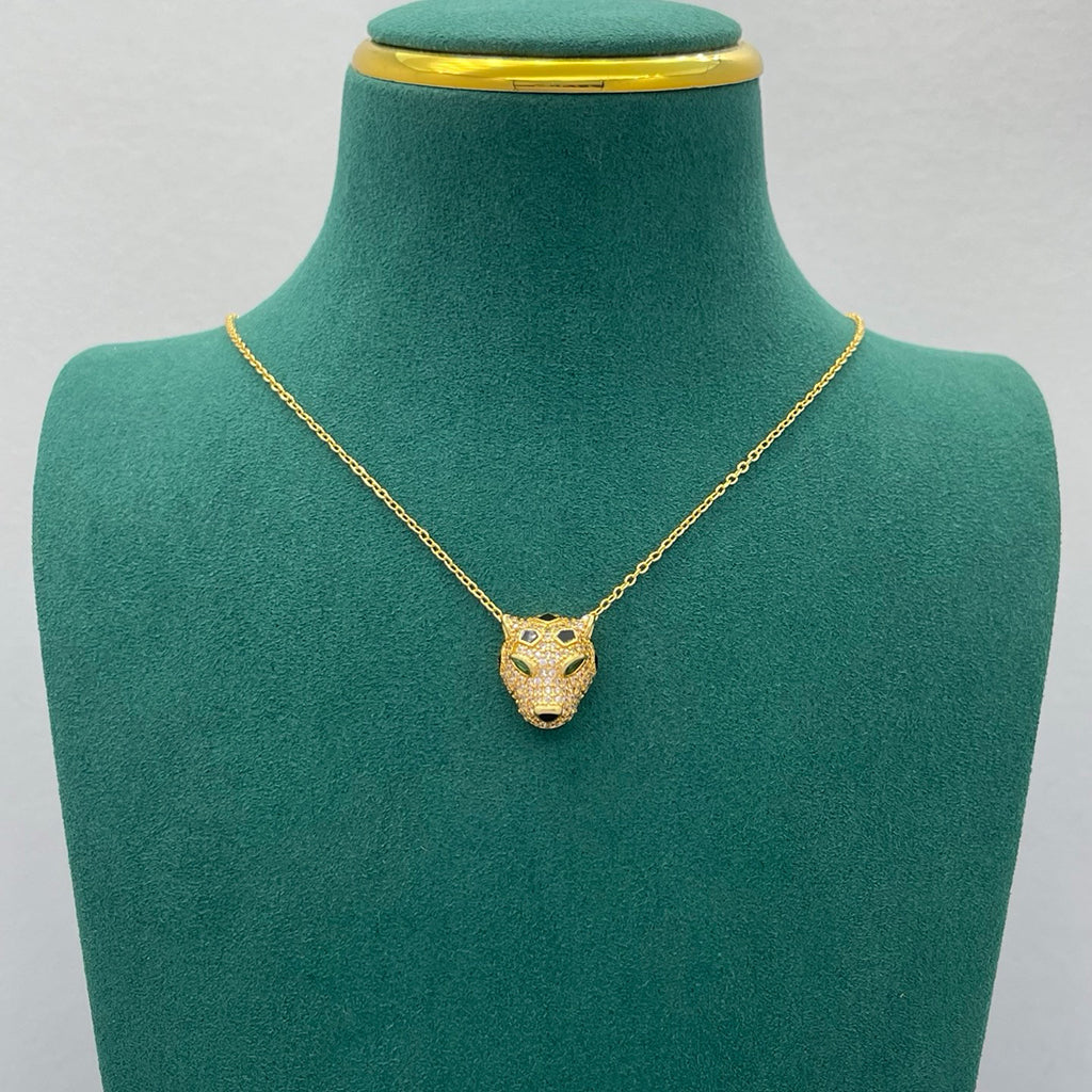 [Ornora Jewelry]PANTHERE FULL DIAMOND NECKLACE