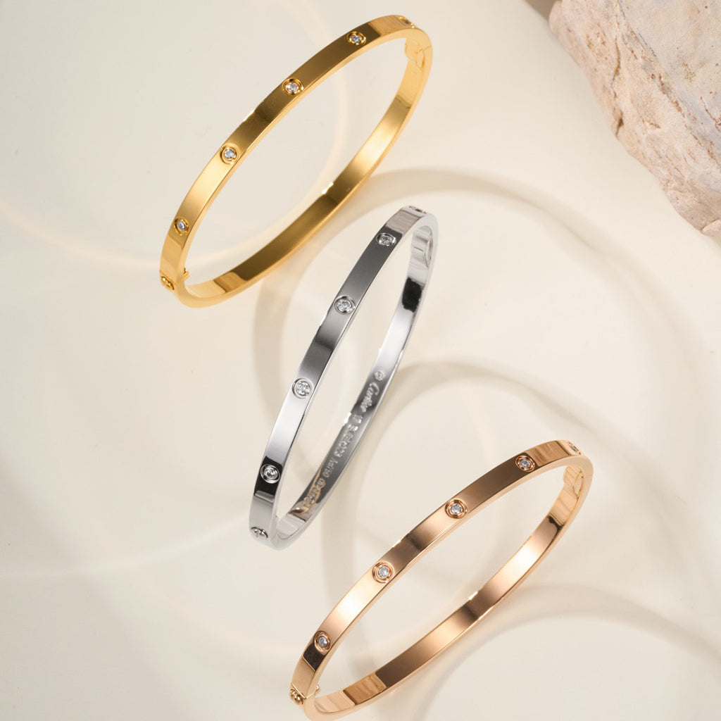 [Ornora Jewelry]LOVE BRACELET 3.65MM 10 DIAMONDS
