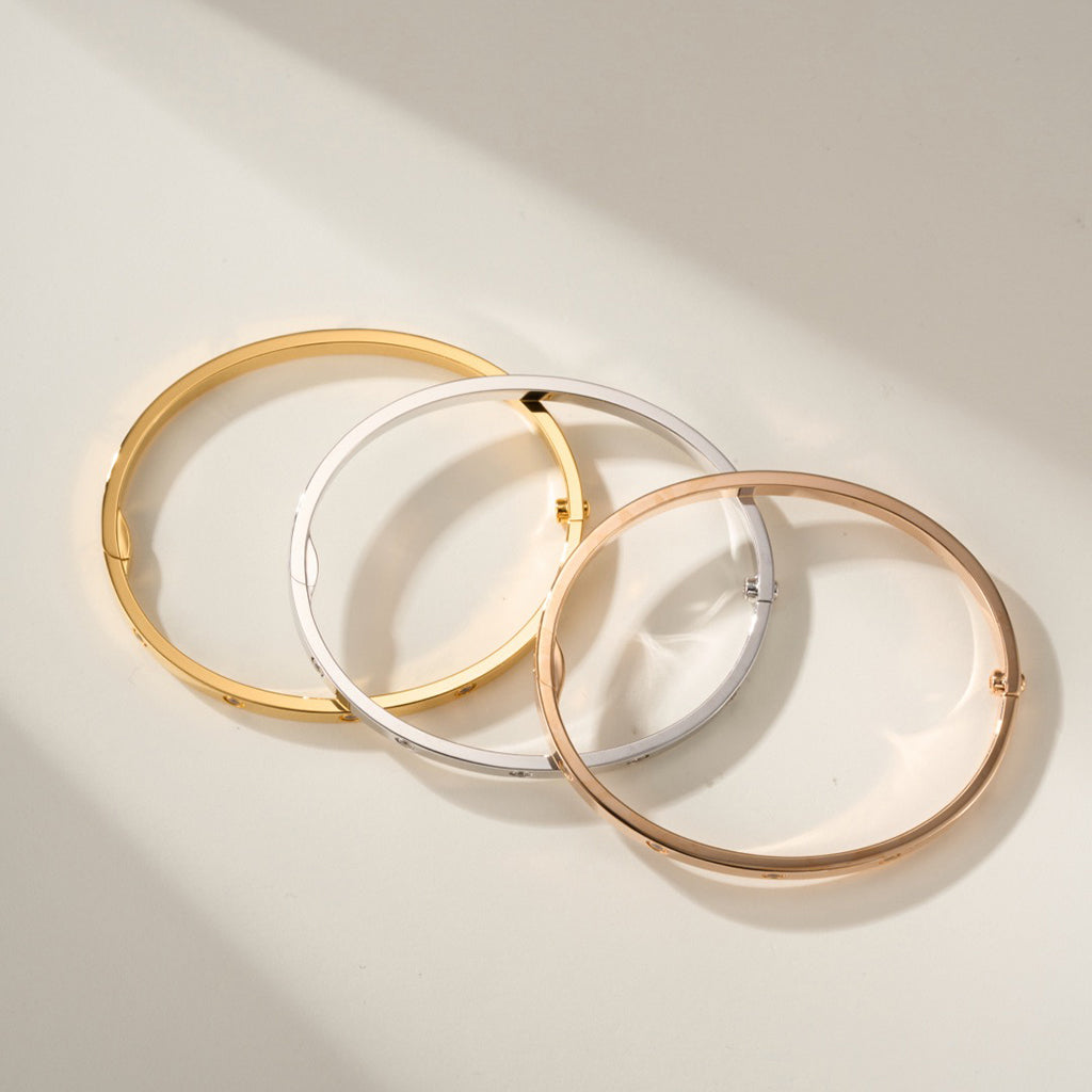 [Ornora Jewelry]LOVE BRACELET 3.65MM 10 DIAMONDS
