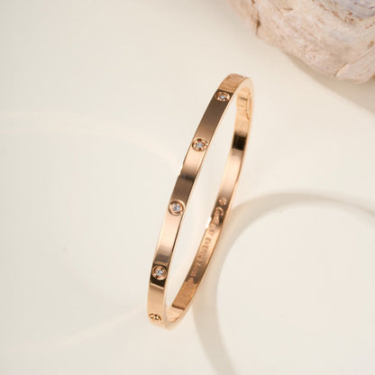 [Ornora Jewelry]LOVE BRACELET 3.65MM 10 DIAMONDS