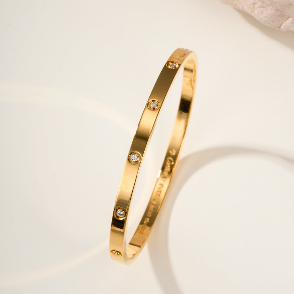 [Ornora Jewelry]LOVE BRACELET 3.65MM 10 DIAMONDS