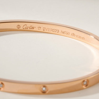 [Ornora Jewelry]LOVE BRACELET 3.65MM 10 DIAMONDS