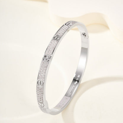 [Ornora Jewelry]LOVE BRACELET 4.8MM DIAMOND-PAVED