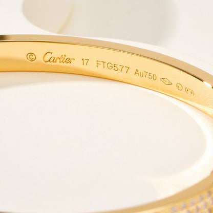 [Ornora Jewelry]LOVE BRACELET 4.8MM DIAMOND-PAVED