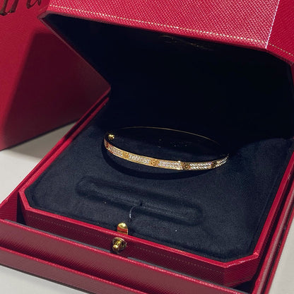 [Ornora Jewelry]LOVE BRACELET 3.65MM DIAMOND-PAVED