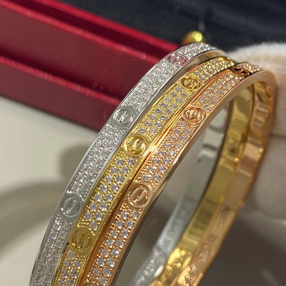 [Ornora Jewelry]LOVE BRACELET 3.65MM DIAMOND-PAVED