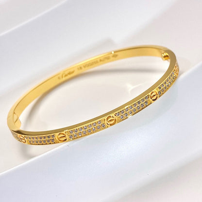 [Ornora Jewelry]LOVE BRACELET 3.65MM DIAMOND-PAVED