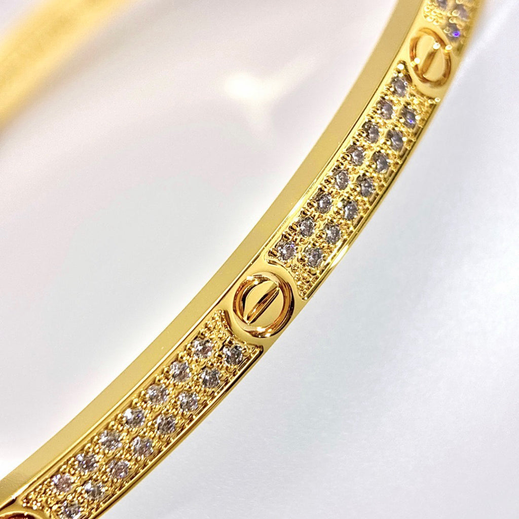 [Ornora Jewelry]LOVE BRACELET 3.65MM DIAMOND-PAVED