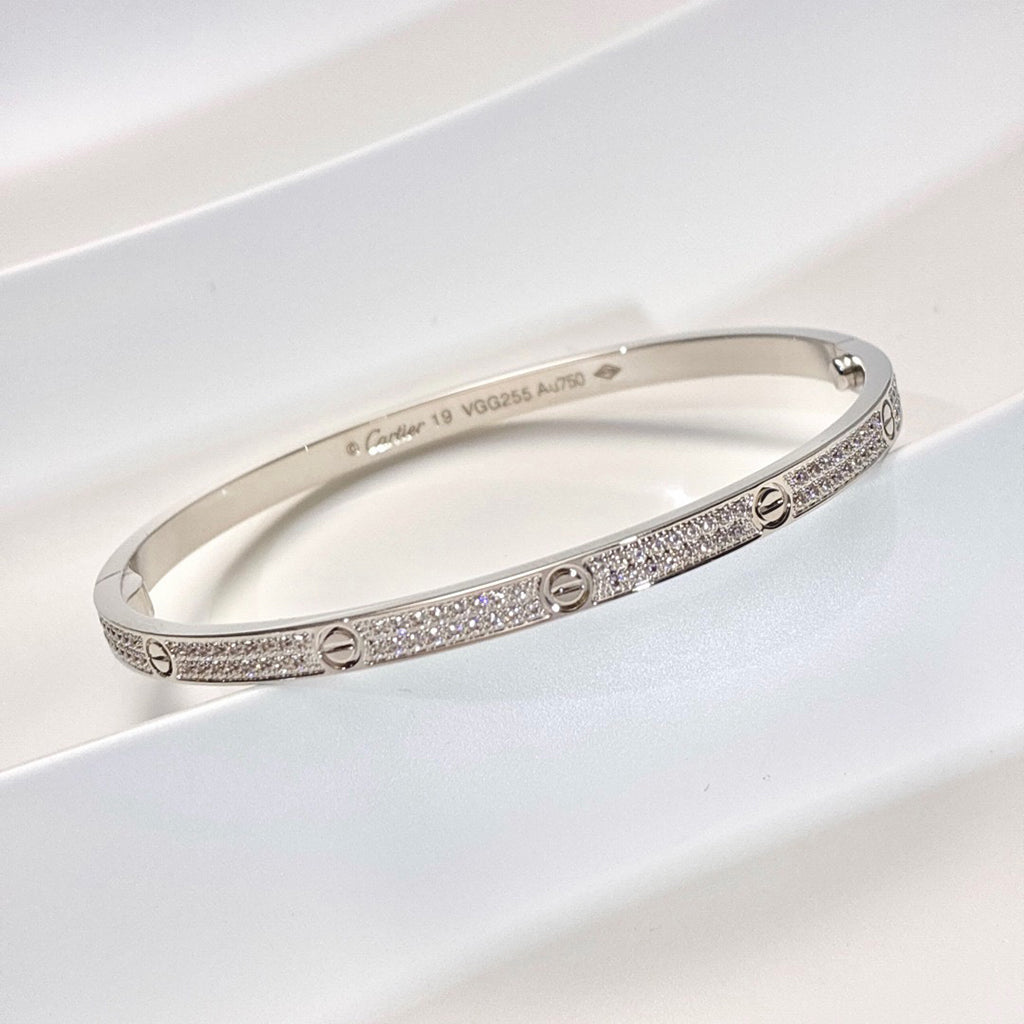 [Ornora Jewelry]LOVE BRACELET 3.65MM DIAMOND-PAVED