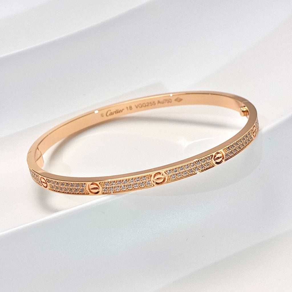 [Ornora Jewelry]LOVE BRACELET 3.65MM DIAMOND-PAVED