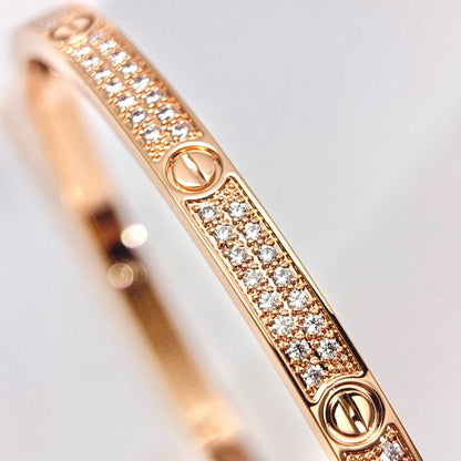 [Ornora Jewelry]LOVE BRACELET 3.65MM DIAMOND-PAVED