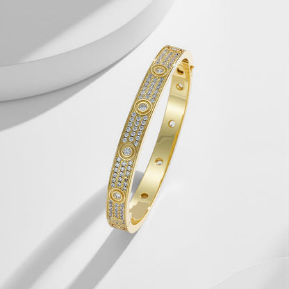 [Ornora Jewelry]LOVE BRACELET 6.1MM DIAMOND-PAVED 10 BIG DIAMONDS