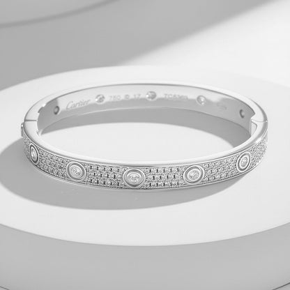 [Ornora Jewelry]LOVE BRACELET 6.1MM DIAMOND-PAVED 10 BIG DIAMONDS