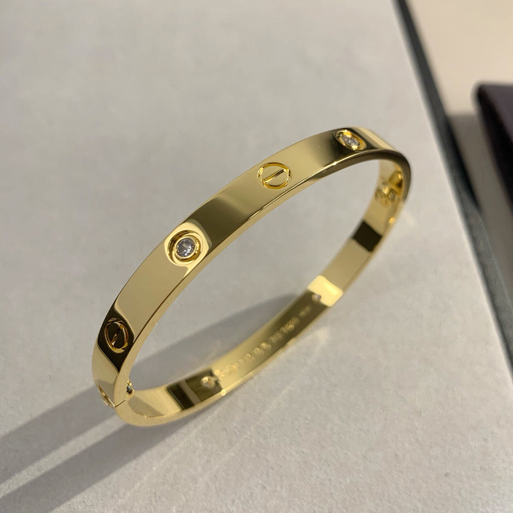 [Ornora Jewelry]LOVE BRACELET 6.1MM 4 DIAMONDS