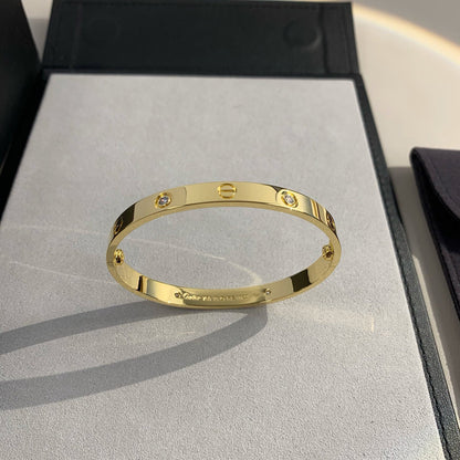 [Ornora Jewelry]LOVE BRACELET 6.1MM 4 DIAMONDS