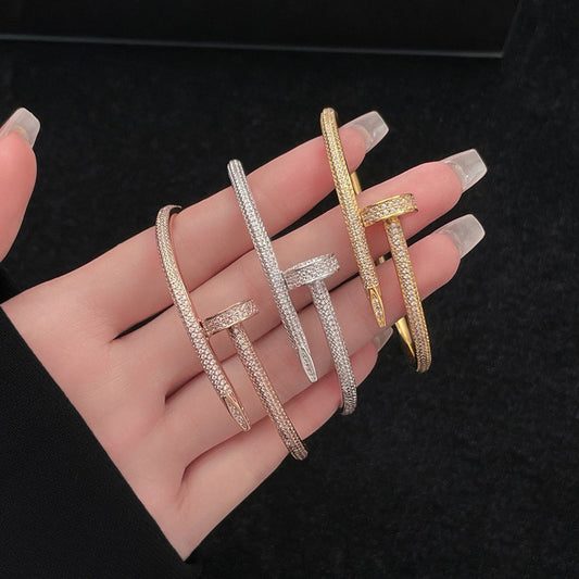[Ornora Jewelry]JUSTE BRACELET 3.5MM ALL DIAMONDS