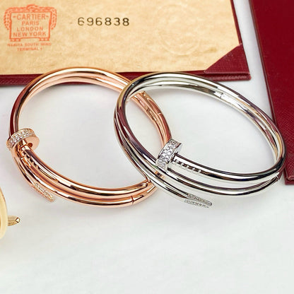 [Ornora Jewelry]JUSTE BRACELET 3.5MM DOUBLE ROW DIAMOND