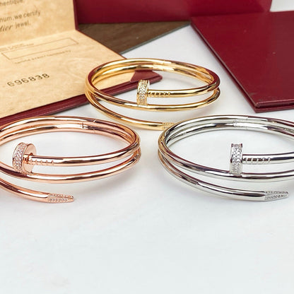[Ornora Jewelry]JUSTE BRACELET 3.5MM DOUBLE ROW DIAMOND