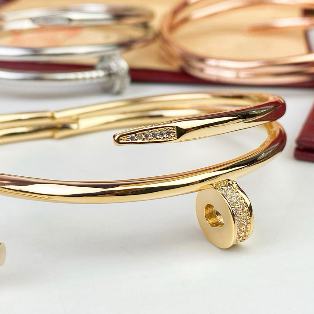 [Ornora Jewelry]JUSTE BRACELET 3.5MM DOUBLE ROW DIAMOND