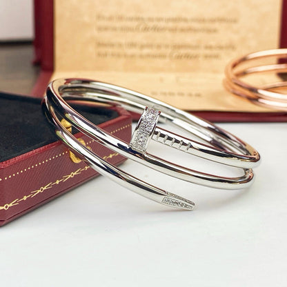 [Ornora Jewelry]JUSTE BRACELET 3.5MM DOUBLE ROW DIAMOND