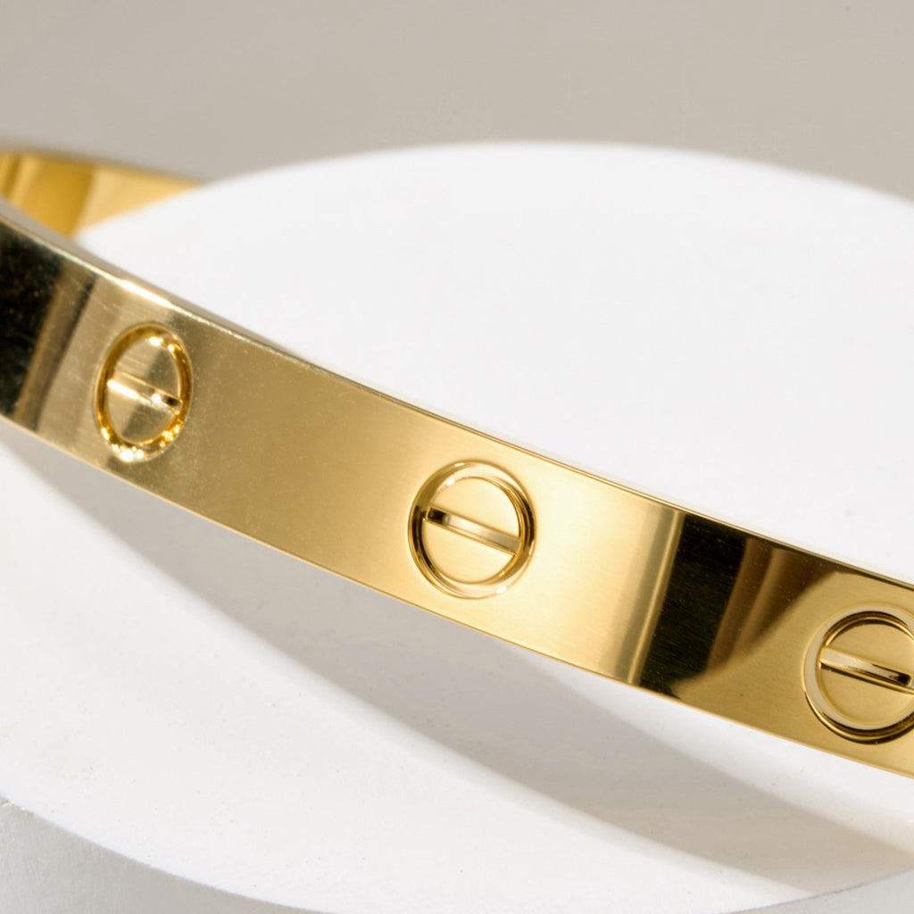 [Ornora Jewelry]LOVE BRACELET 6.1MM OPEN CUFF