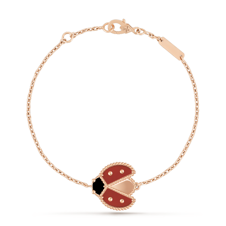 [Ornora Jewelry]LUCKY SPRING 1 MOTIF PINK GOLD BRACELET