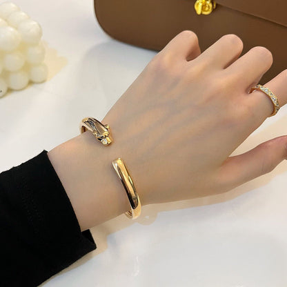 [Ornora Jewelry]PANTHERE OPEN BRACELET
