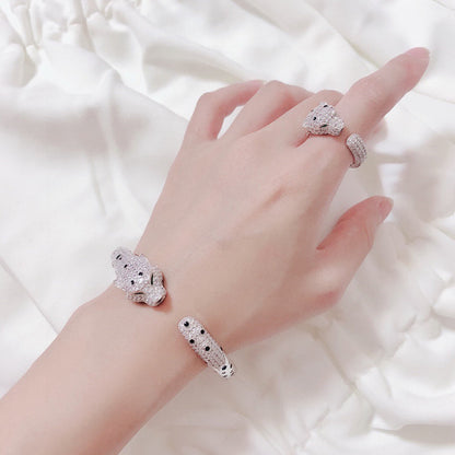 [Ornora Jewelry]PANTHERE BIG BRACELET DIAMONDS
