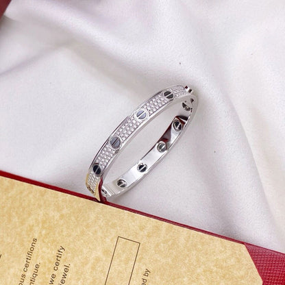 [Ornora Jewelry]LOVE BRACELET 6.1MM DIAMOND-PAVED CERAMIC