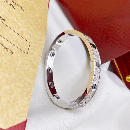 [Ornora Jewelry]LOVE BRACELET 6.1MM DIAMOND-PAVED CERAMIC
