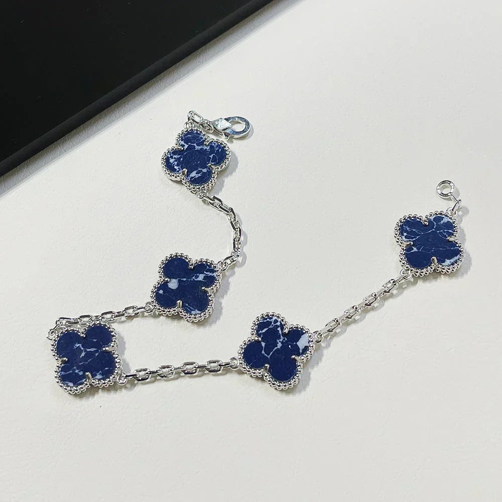 [Ornora Jewelry]CLOVER 5 MOTIF PIETERSITE BRACELET COLLECTION