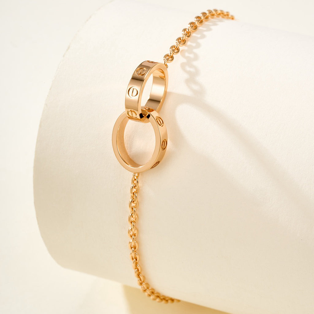 [Ornora Jewelry]LOVE BRACELET DOUBLE RING